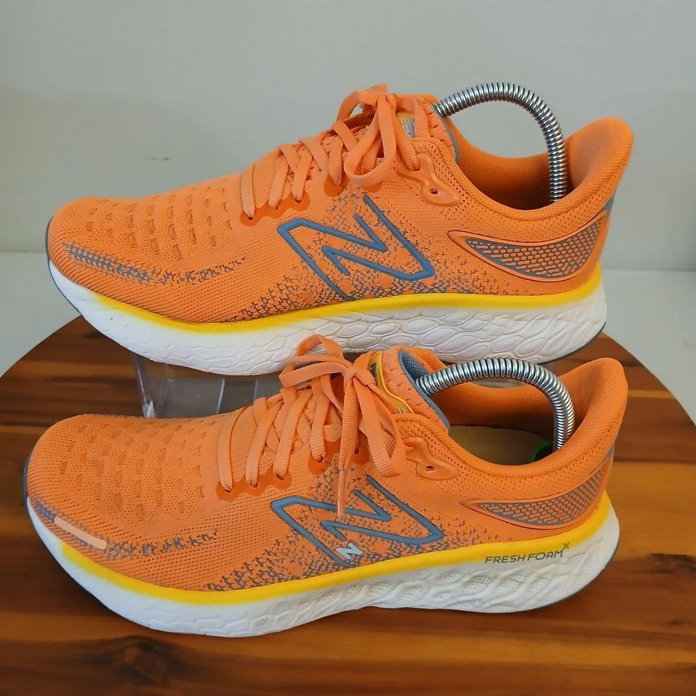 New Balance Fresh Foam 1080v12 Womens 9.5 Orange Running Shoes Sneakers
